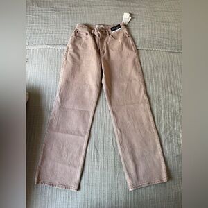 Abercrombie & Fitch Light Brown Relaxed Jeans
